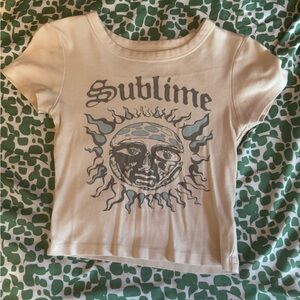 American Eagle Outfitters Women’s Beige Graphic Tee